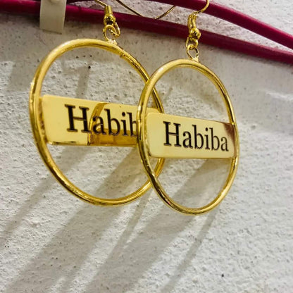 Customize Name Earrings (AD-E003)