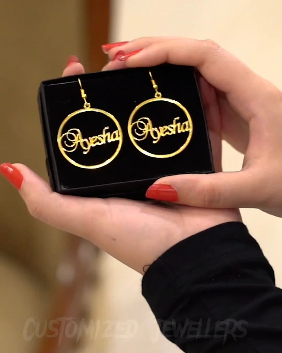 Customize Name Earrings (AD-E004)