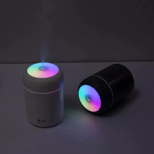 Portable Electric Air Humidifier with Colorful Night Light