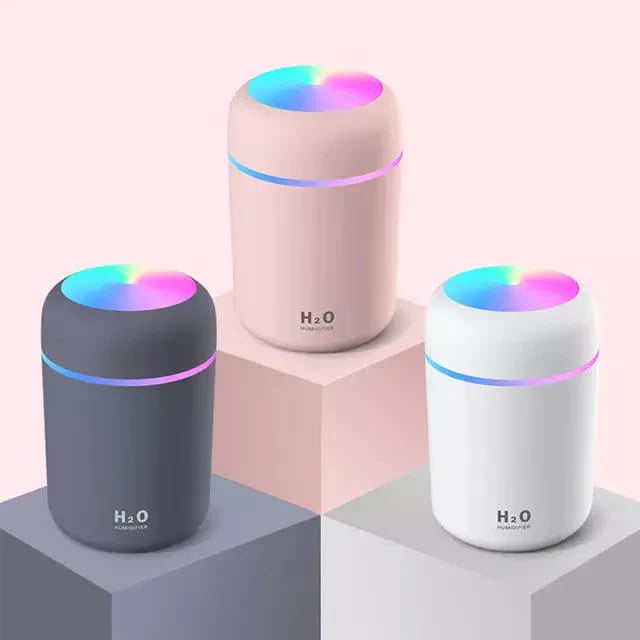 Portable Electric Air Humidifier with Colorful Night Light