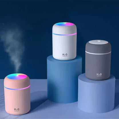 Portable Electric Air Humidifier with Colorful Night Light